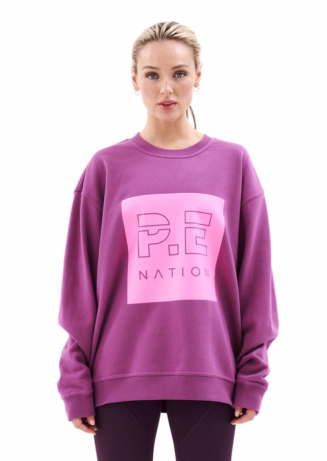 PE NATION CUT SHOT SWEAT