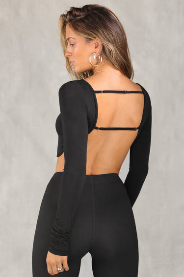 JOAH BROWN OPEN BACK BOATNECK