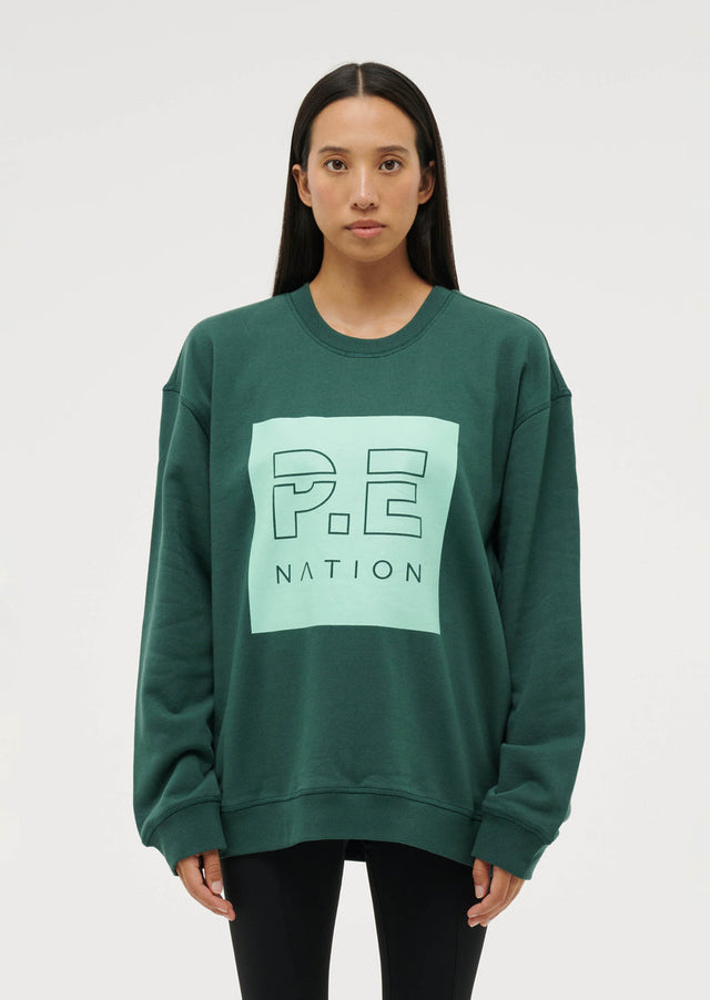 PE NATION CUT SHOT SWEAT