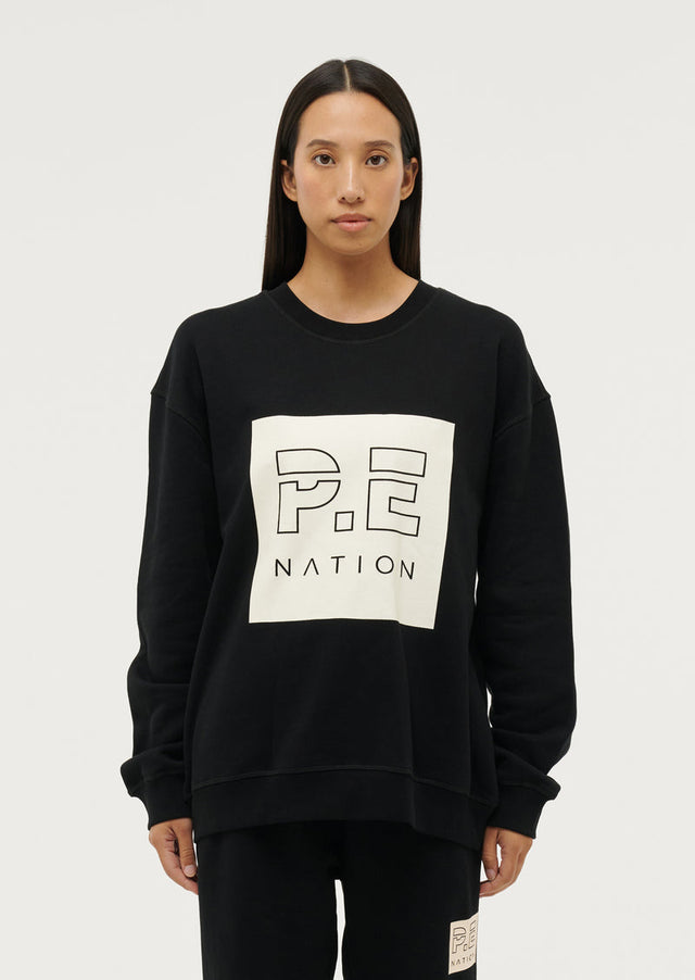 PE NATION CUT SHOT SWEAT